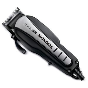 Cortador de Cabelos Classic Pro Mondial Preto e Inox 10W CR-03