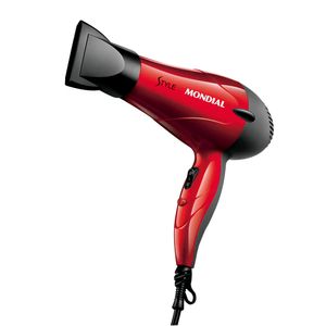 Secador De Cabelos Style Mondial Vermelho 1200W SC-11