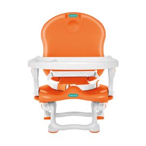 Cadeira de Alimentação Pocket Bebeliê Laranja/Branco CAP-02