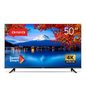 Smart TV AIWA 50” 4K Borda Ultrafina HDR10 Dolby Áudio AWS-TV-50-BL-01