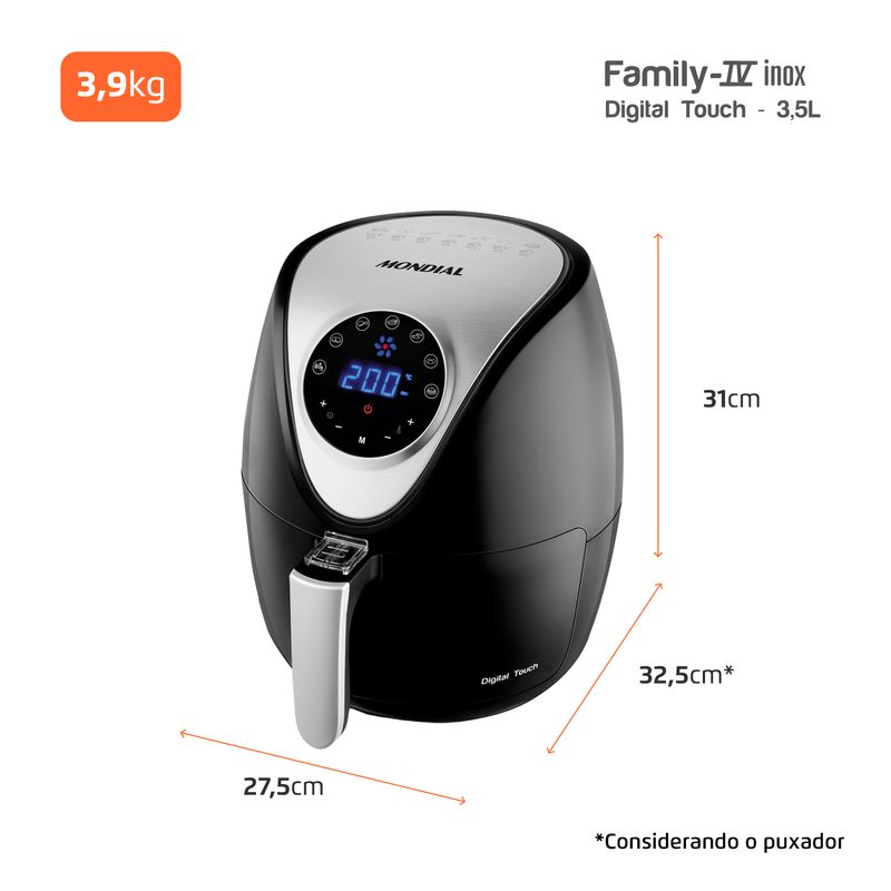 Air fryer digital outlet mondial