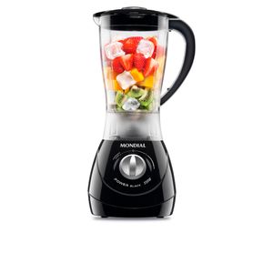 Liquidificador Power 2 Black Mondial Preto e Prata 550W L-28